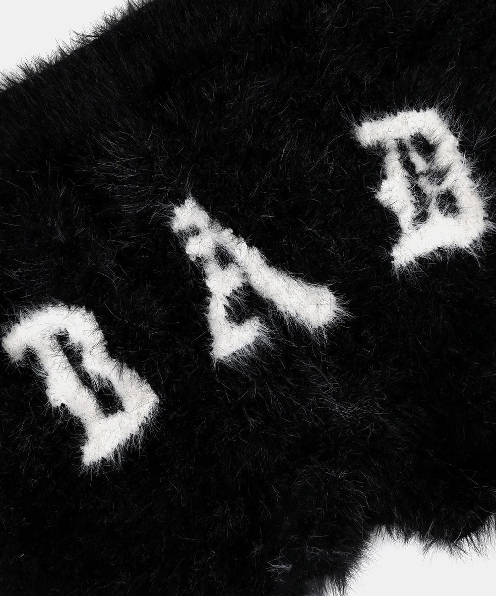 Mystic Mohair Boy Shorts - Black