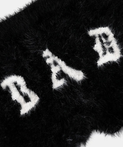 Mystic Mohair Boy Shorts - Black