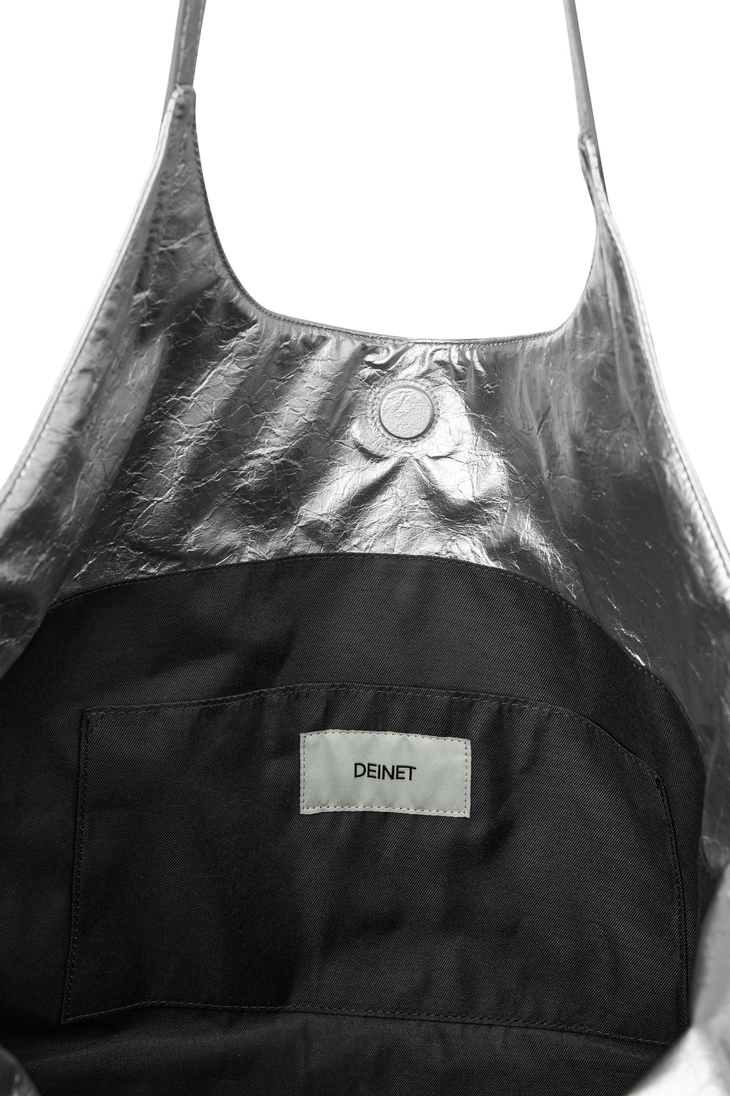 FRILL BIG BAG IN SILVER