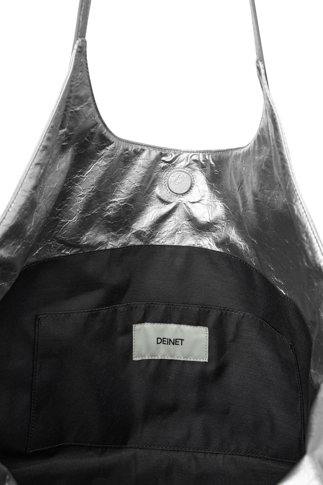 FRILL BIG BAG IN SILVER