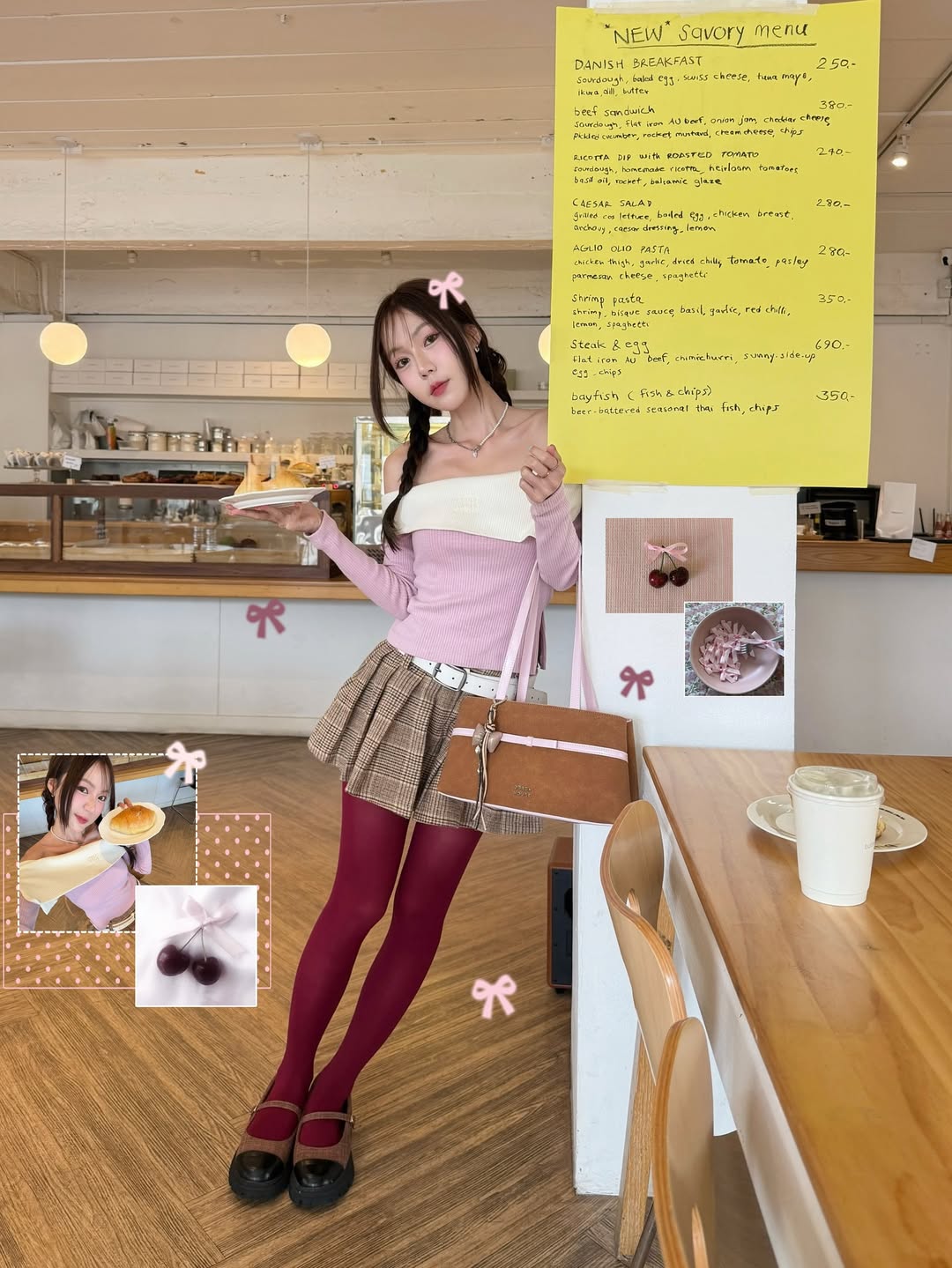 [香港現貨✨] [獨家代理🎀] Daisy Muse Ballerina Shoulder Bag - Pink Brownie