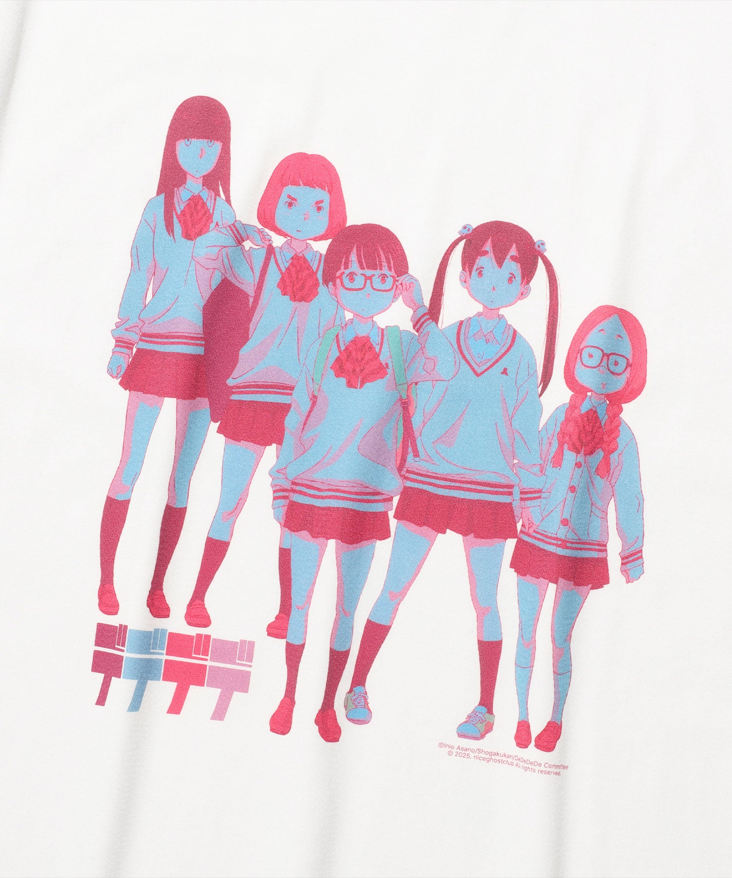 niceghostclub DEDEDEDE KEITA OBA TEE [WHITE]