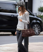 [dimanche] Editor Bag (suede brown)