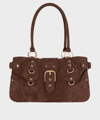 [dimanche] Editor Bag (suede brown)
