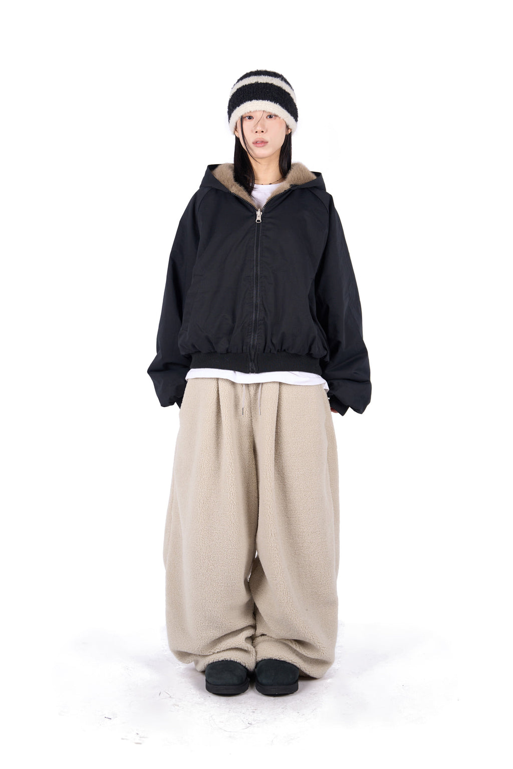 SOFT PILE PANTS - 4 COLORS