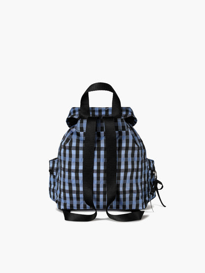 fennec Berry Pocket Backpack / check blue