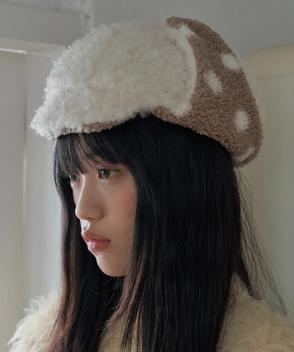 [POESIEDAME] WOOLY EARFLAP HAT - 2colors