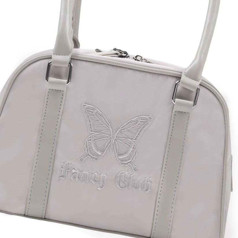 FANCY CLUB BYRINIC BOWLING SHOULDER BAG - GREY