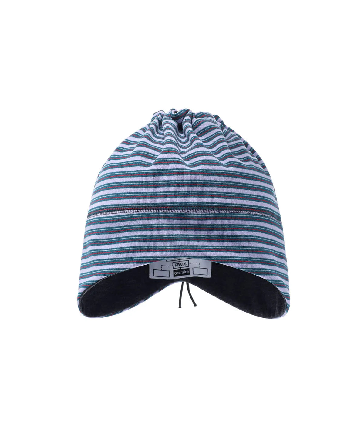 [ngc] FFATS FLEECE STRIPE EARFLAP BEANIE_3 COLORS