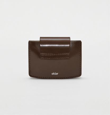 eklar Arco wallet / suede brown