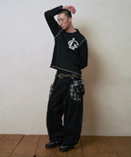 LSC LC LOGO APPLIQUE REMOVABLE BAG (BLACK)