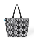 WONDERVISITOR BURNING. HEART EYEW REUSABLE BAG