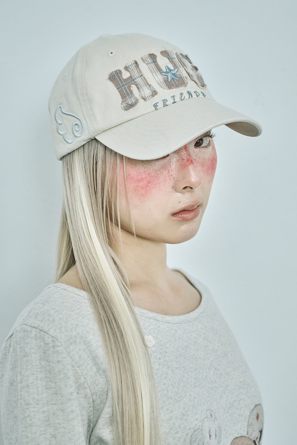 hugyourskin HUG friends cap (Cream)