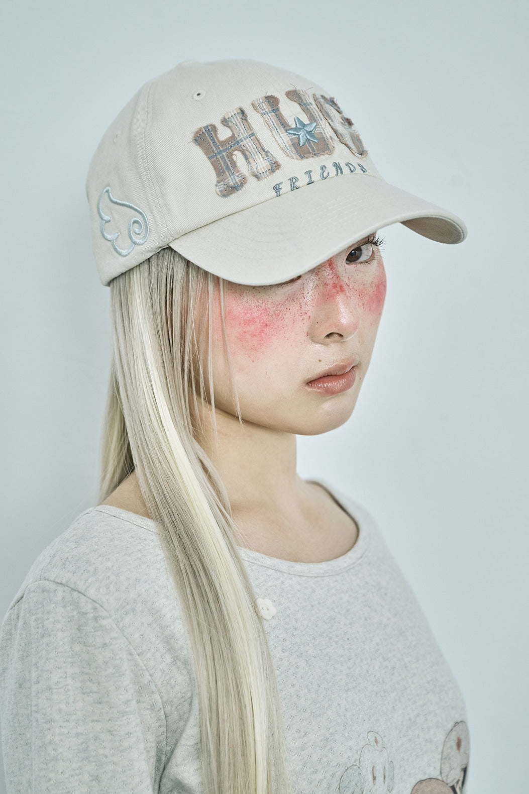 hugyourskin HUG friends cap (Cream)