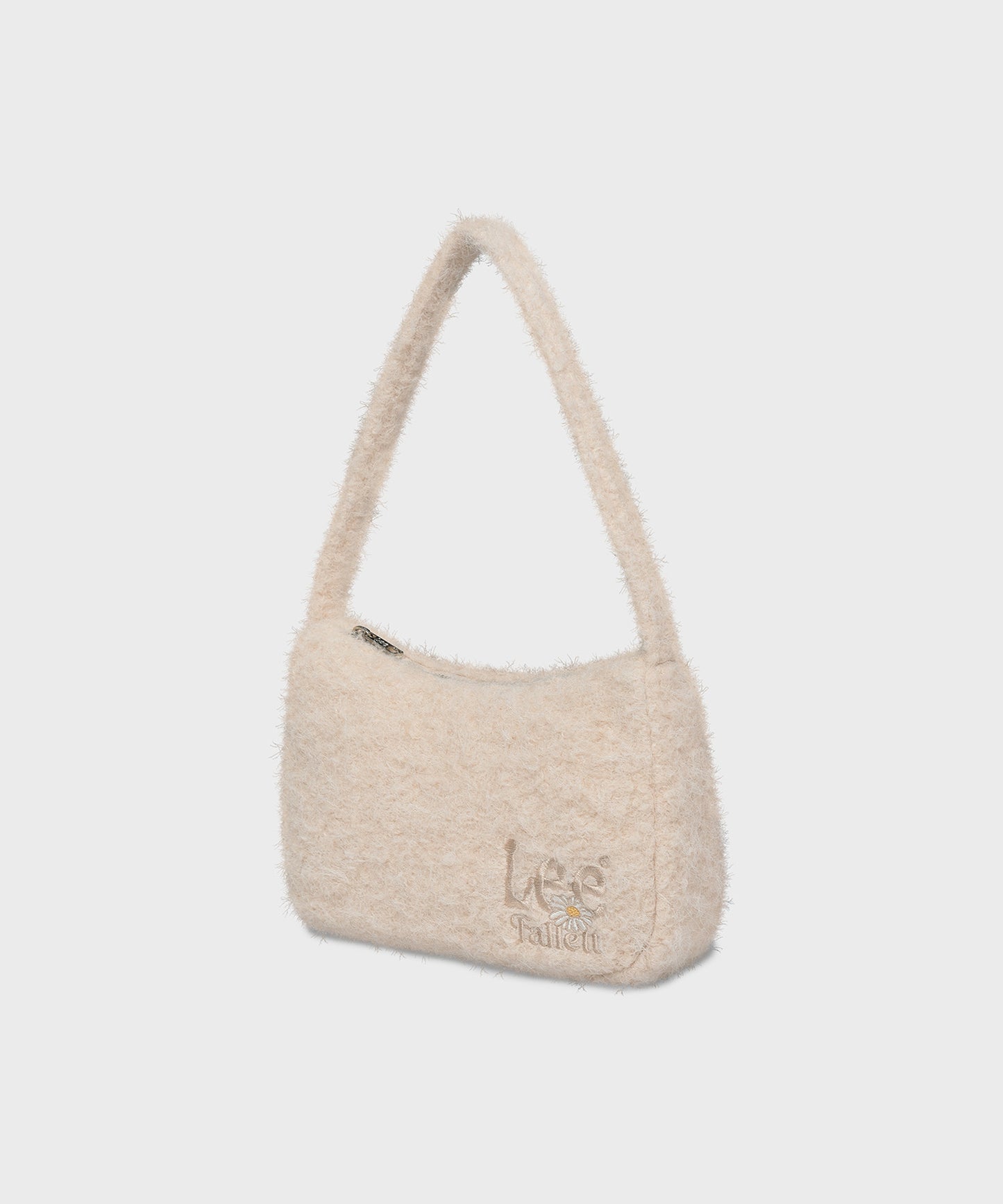 [Fallett x Lee] Sun Flower Logo Hobo Bag / ivory