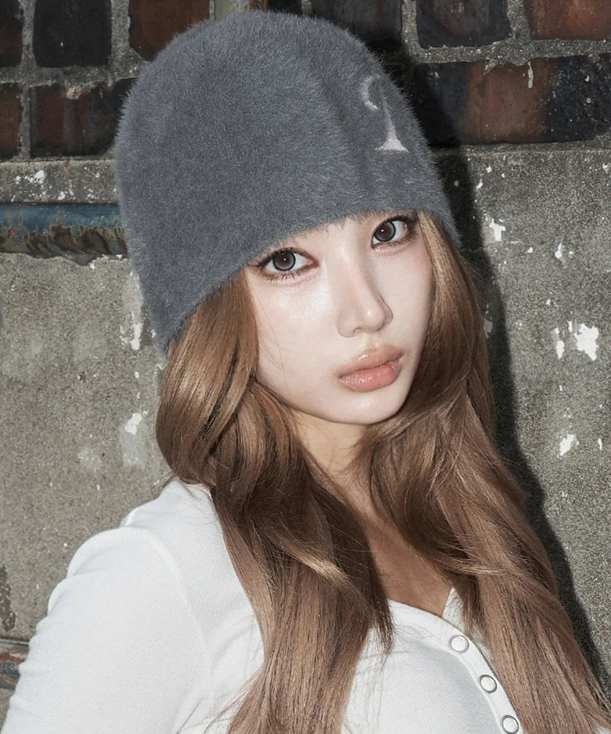 [asur] Hairy Basic Knit Beanie - 3colors