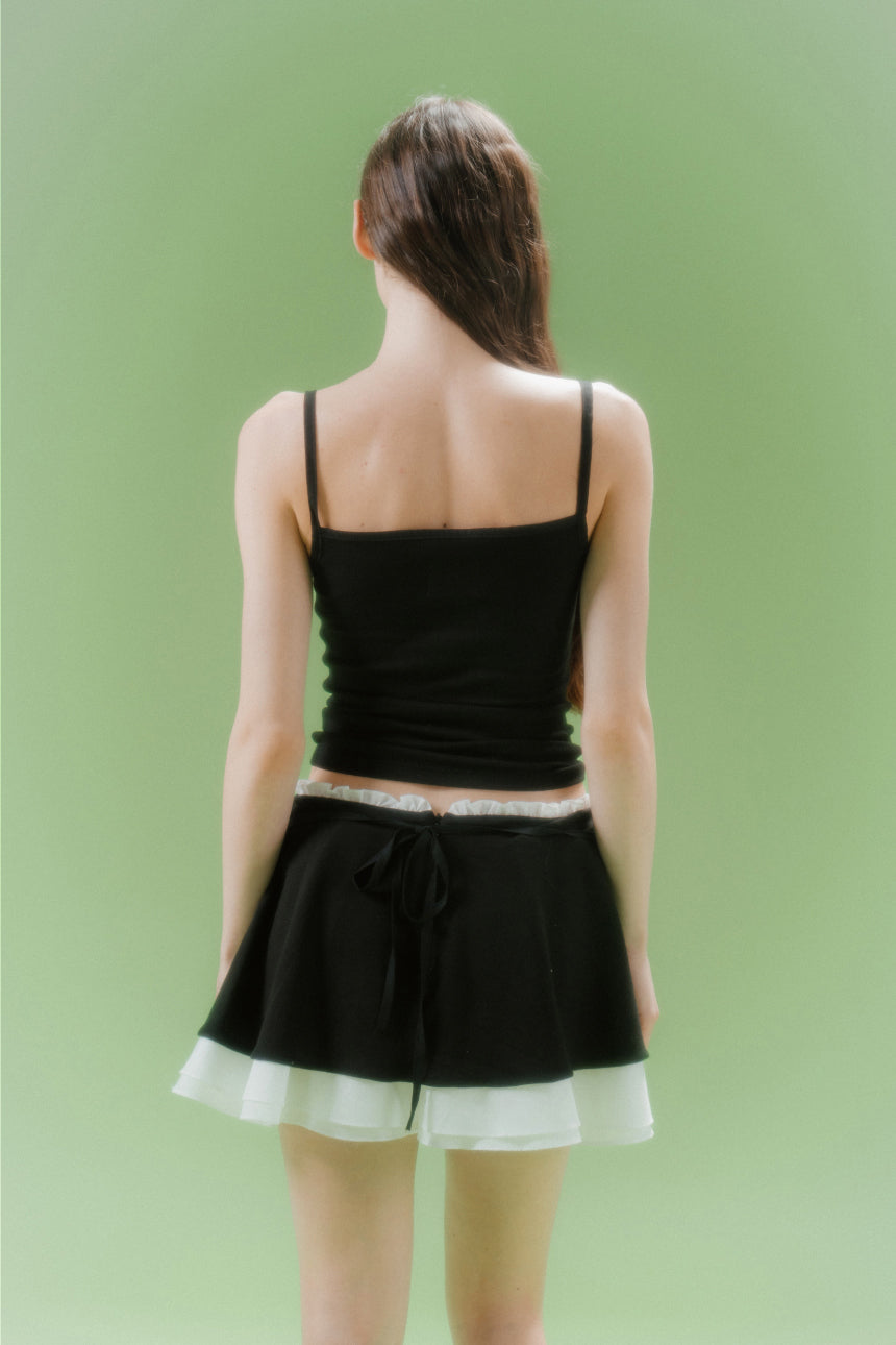 LACE BOUND TOP (BK)