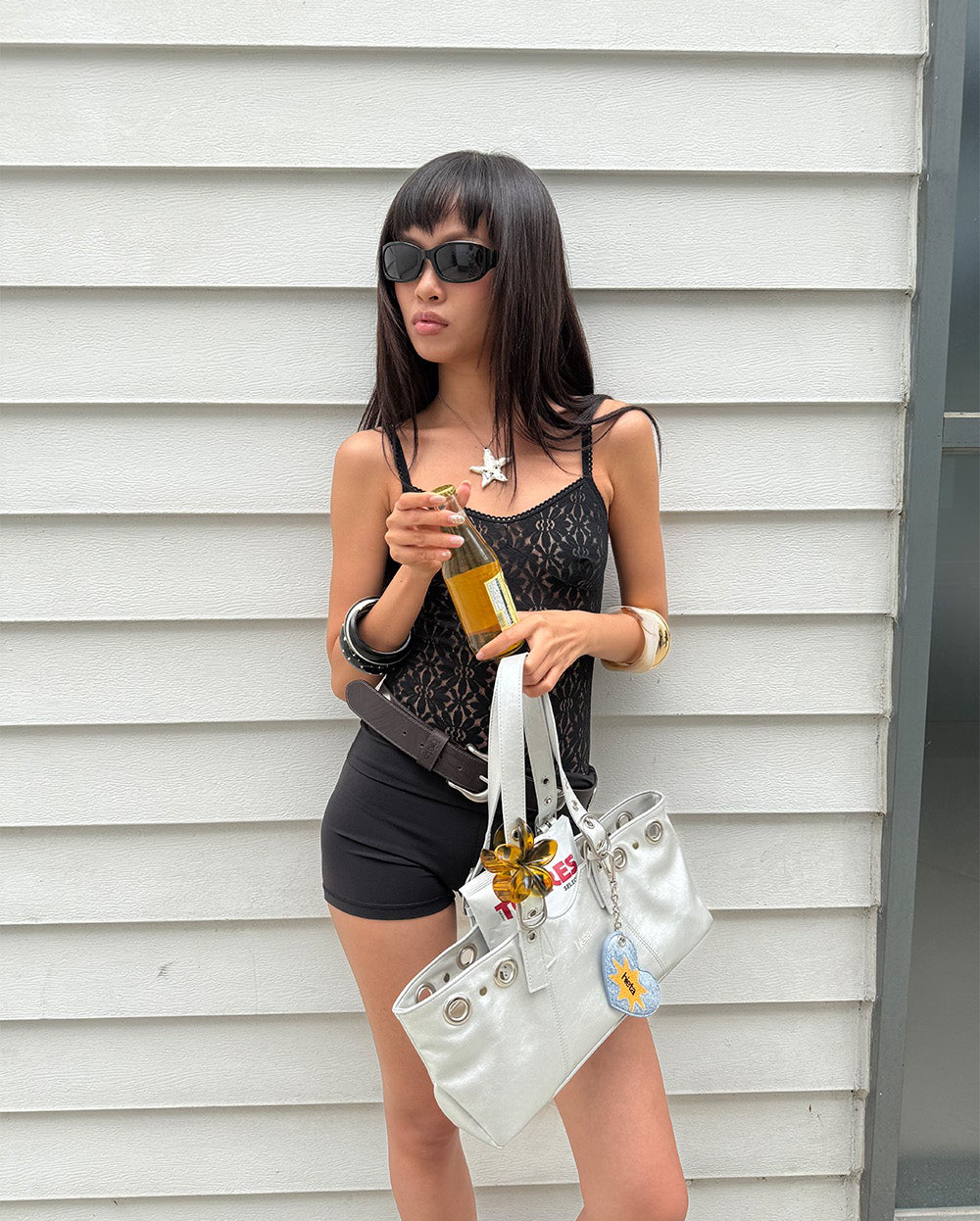 BECKY MINI BAG / SILVER