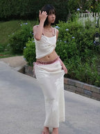 miss mila garden knit set milk