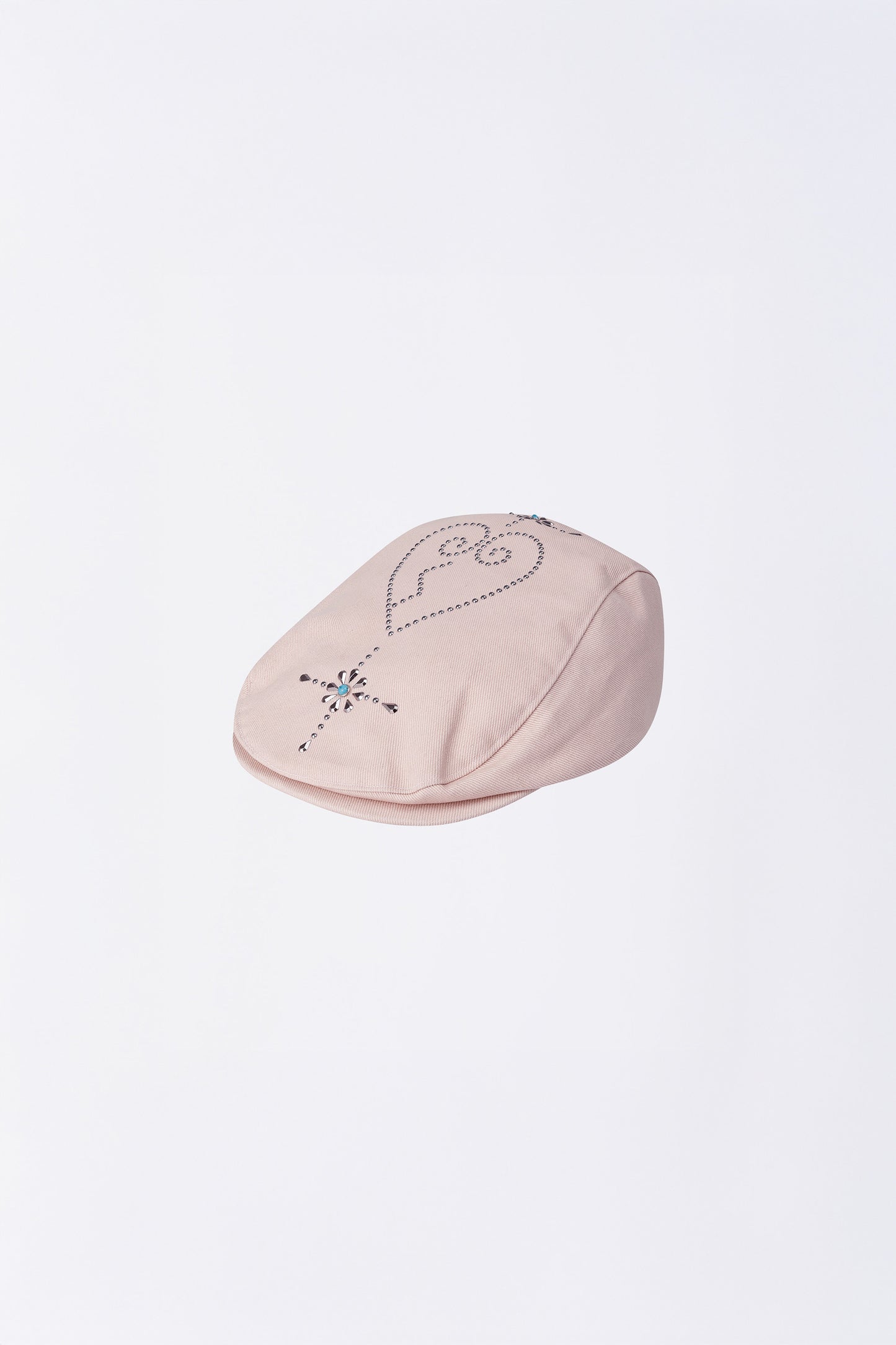 Boho Stud Hunting Cap Dusty Pink