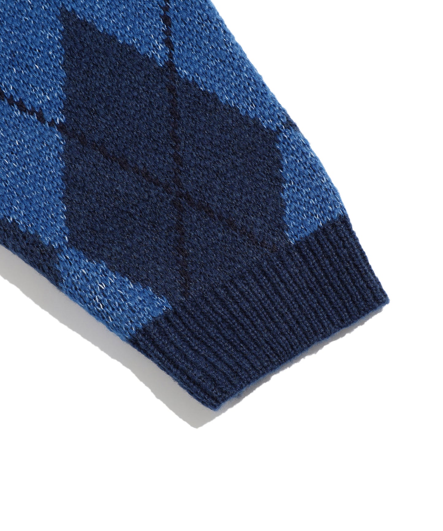 niceghostclub 
LITTLE GHOST ARGYLE KNIT
[BLUE]