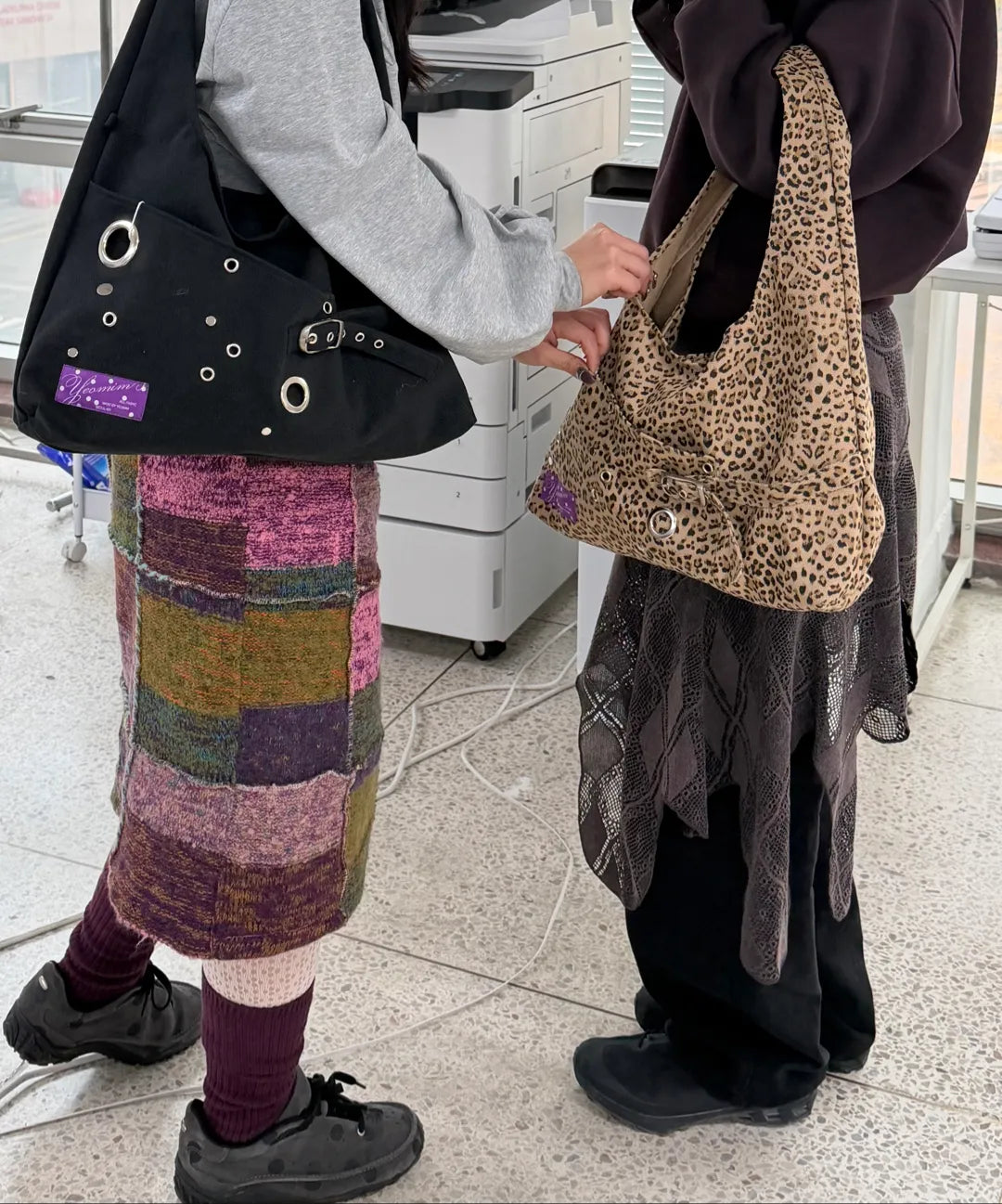 yeomim layout bag (leopard beige)