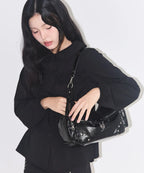 ILLIGO RUBY STUD SHOULDER BAG - BLACK