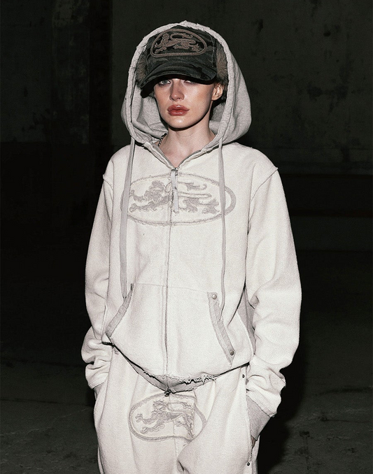 Mystic Capsule Hood Zip-Up - Inside Out Gray