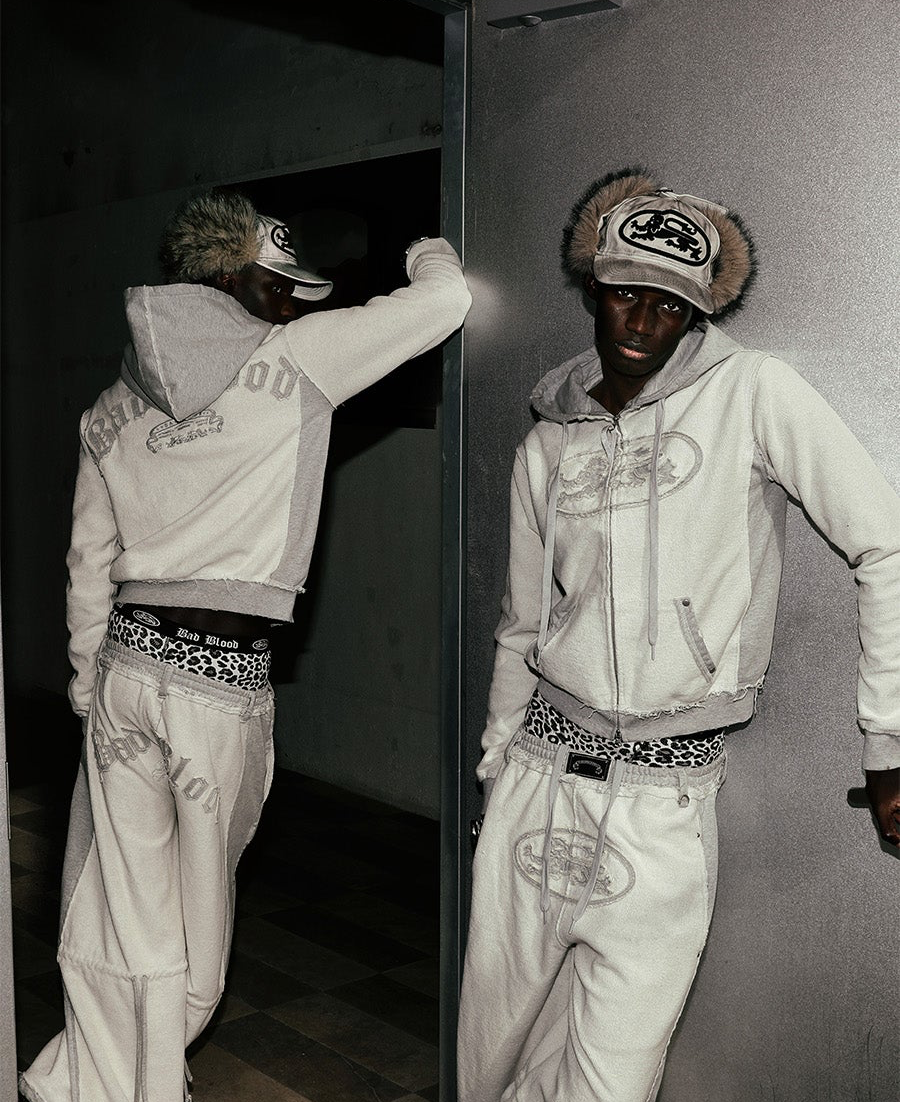 Mystic Capsule Hood Zip-Up - Inside Out Gray