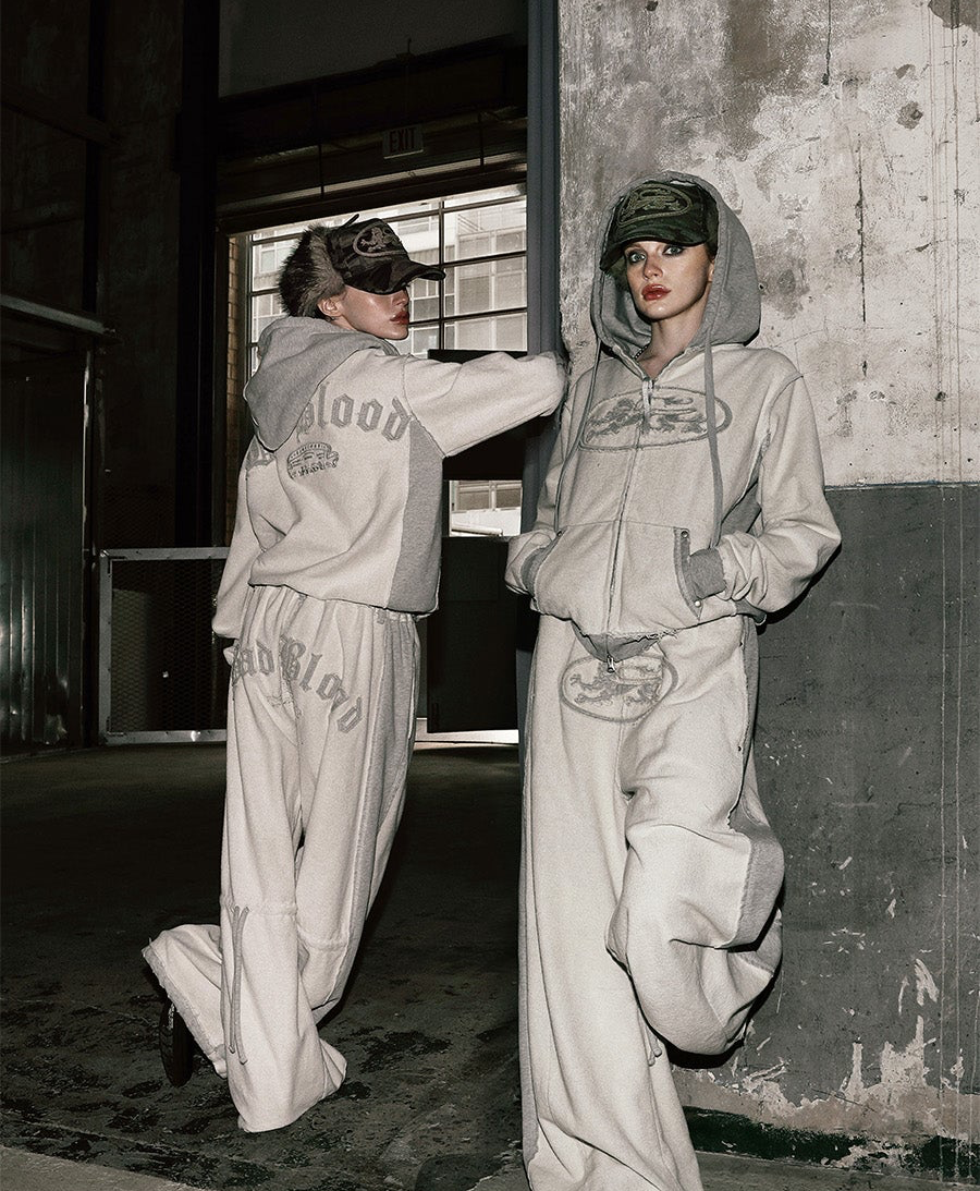 Mystic Capsule Hood Zip-Up - Inside Out Gray