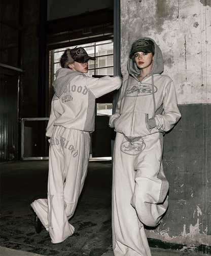 Mystic Capsule Hood Zip-Up - Inside Out Gray