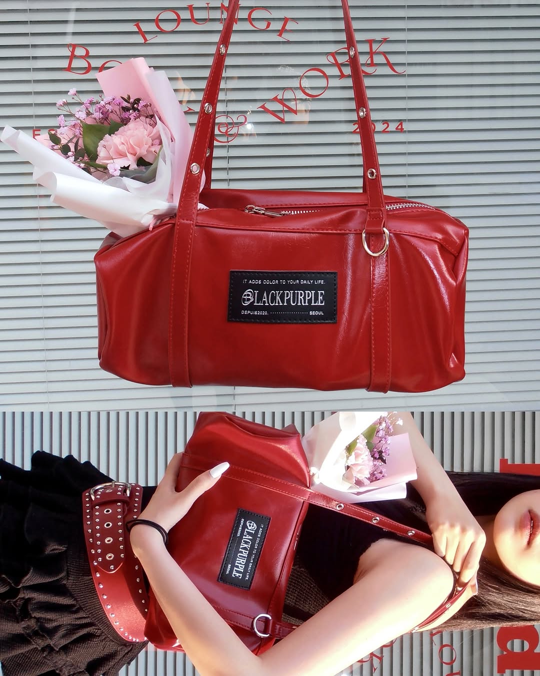 BLACKPURPLE Baby Roco Bag / Red