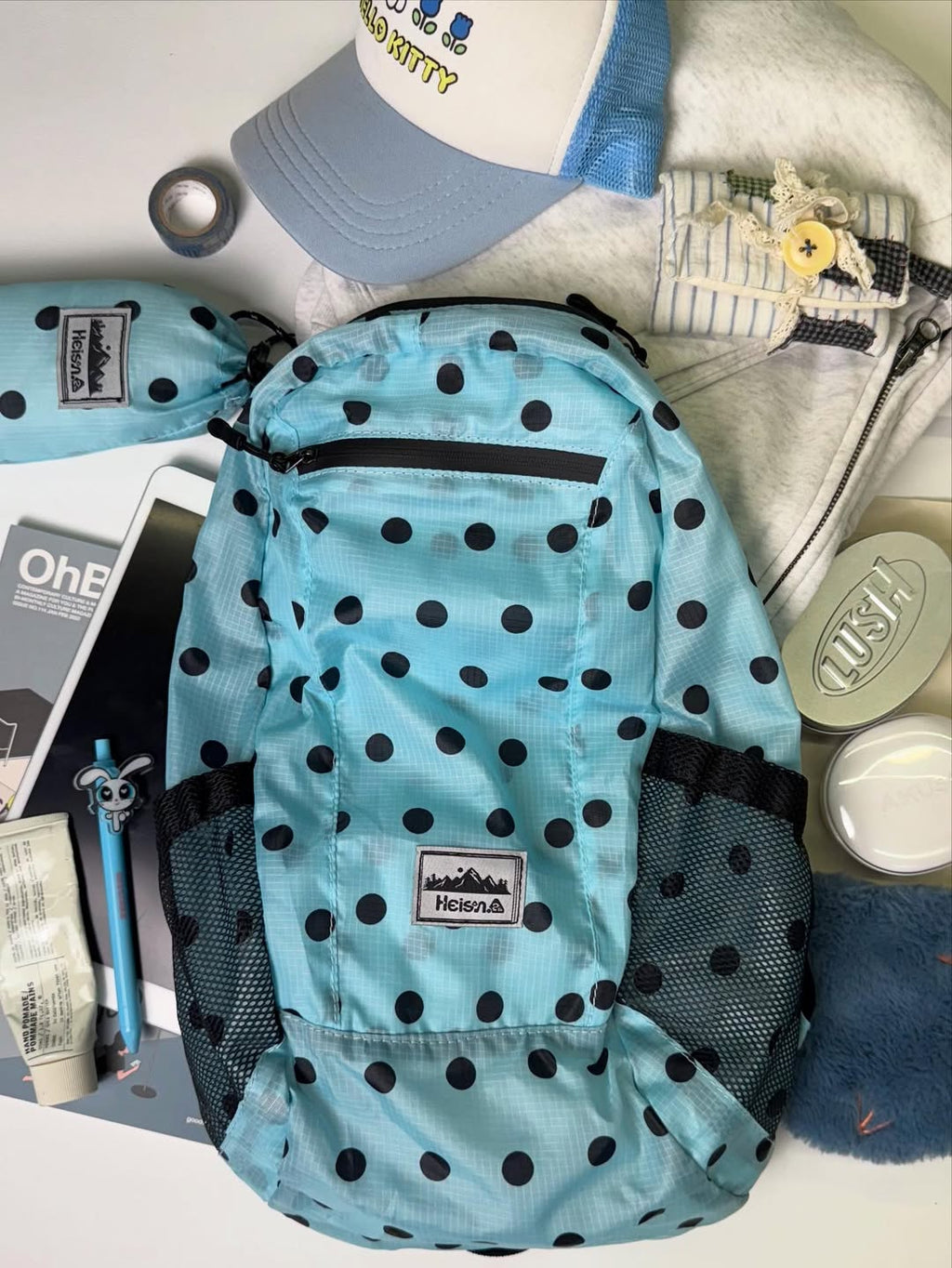 [驚喜價格⚡️] Heisan Ultra-Light Compact Pocket Bag V1 Dots