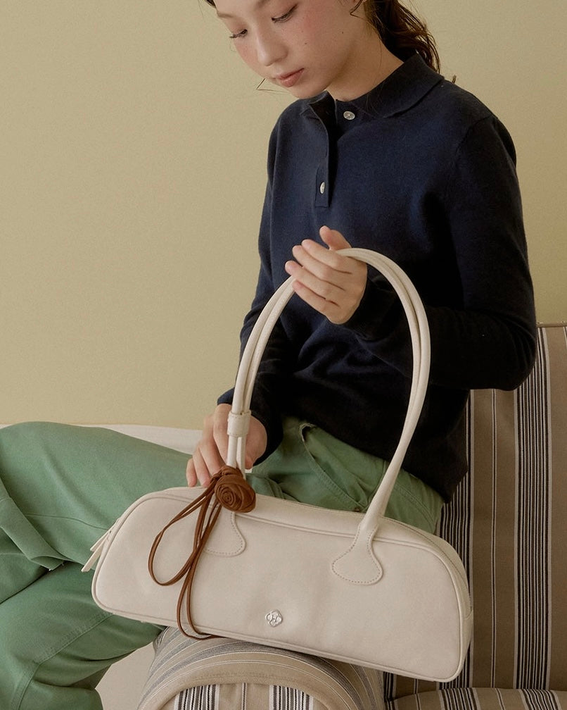 Heeari Aram Baguette Bag / Ivory