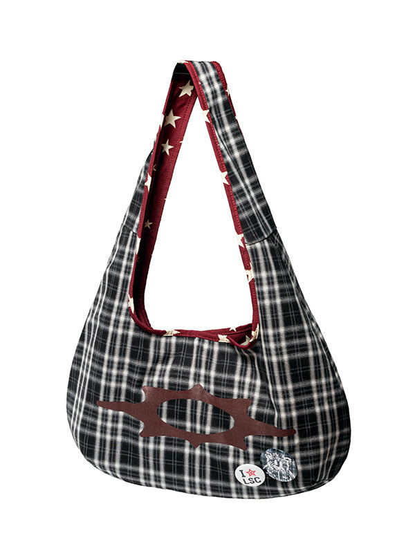 LSC REVERSIBLE STAR SHOULDER BAG (RED)