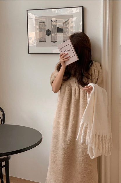 [韓國售出3000+⭐️] J'eu Teddy Short Sleeve Sleeping Dress Pajamas 2colors