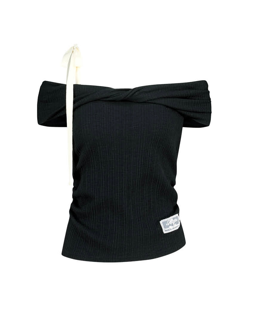 [ILLIGO] FLOW OFF SHOULDER TOP_4 COLORS
