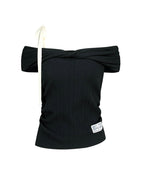 [ILLIGO] FLOW OFF SHOULDER TOP_4 COLORS