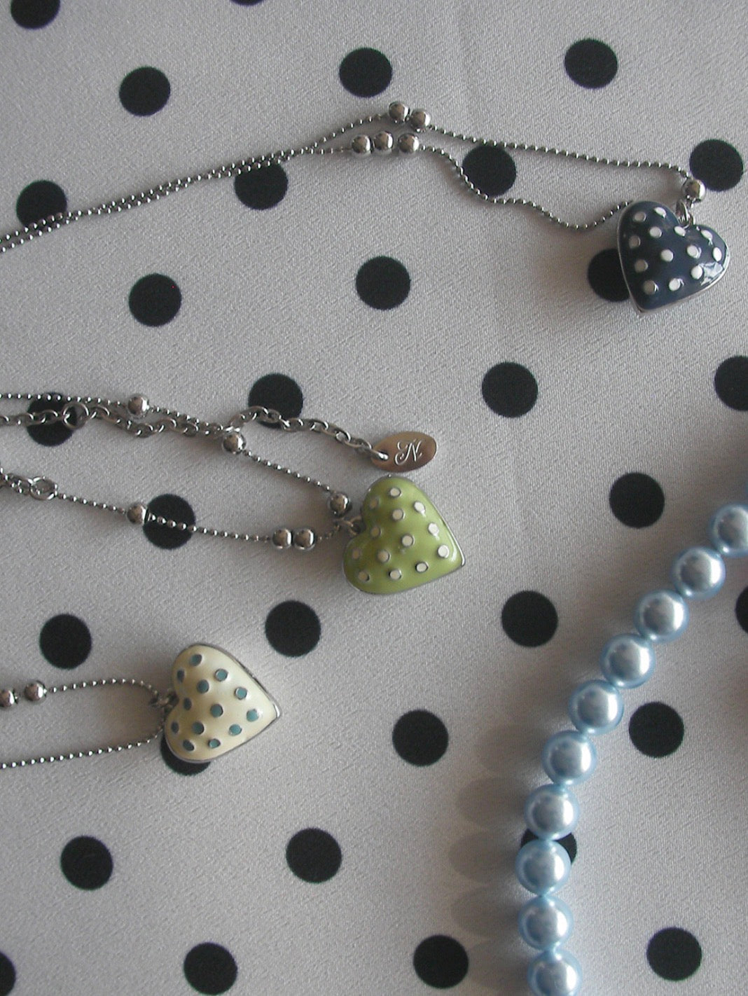 [NFF] Dot Heart Necklace-3colors