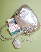 Heeari Aurora Shirring Duffel Bag - Titanium Silver
