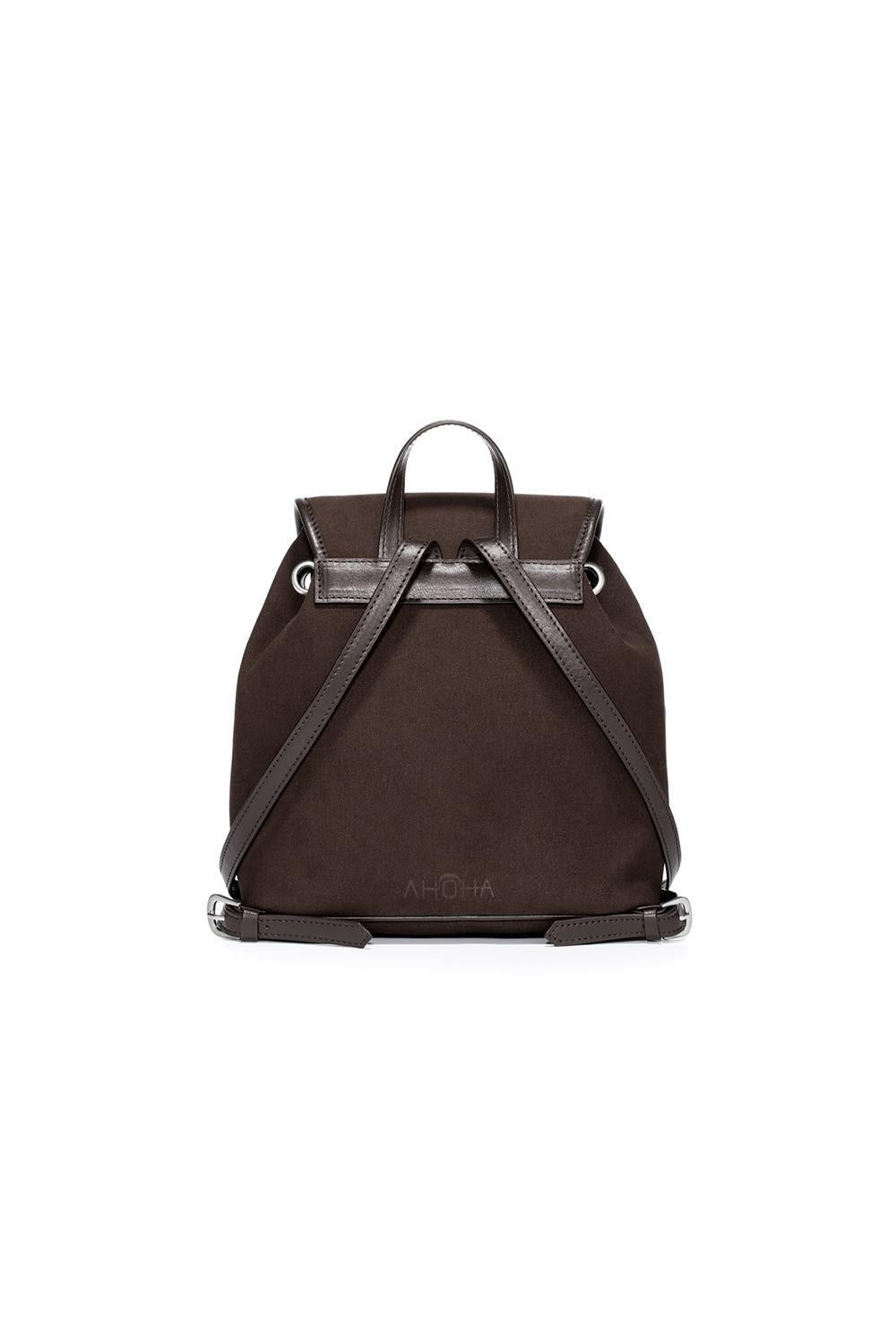 AHOHA Suede Keepin Bag Backpack / 2colors