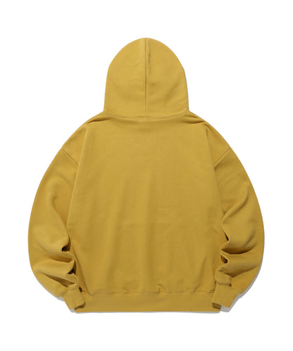 niceghostclub A FALLING CAT HOODIE [MUSTARD]