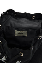 DEINET D & FRIENDS STUD POCKET BACKPACK IN BLACK