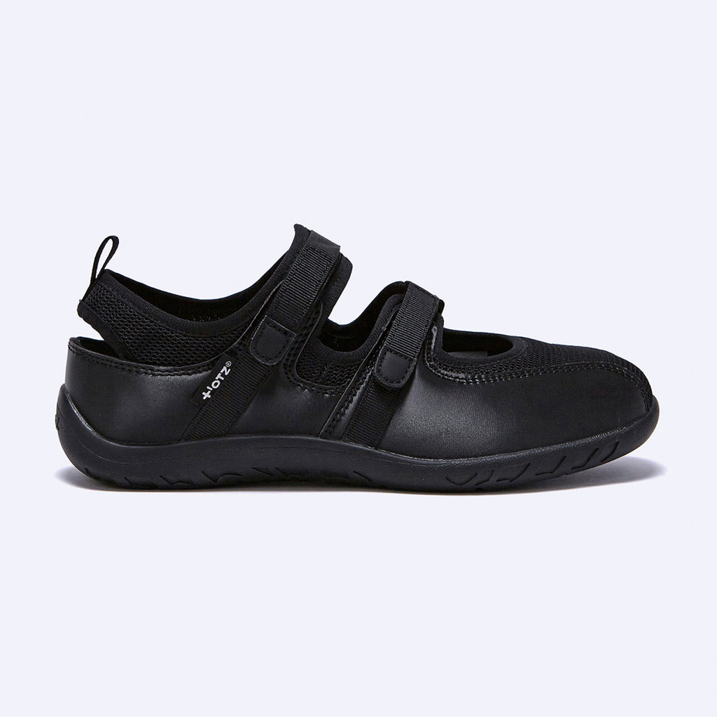 OTZ ROMARY TWO STRAP FLAT SNEAKERS / BLACK