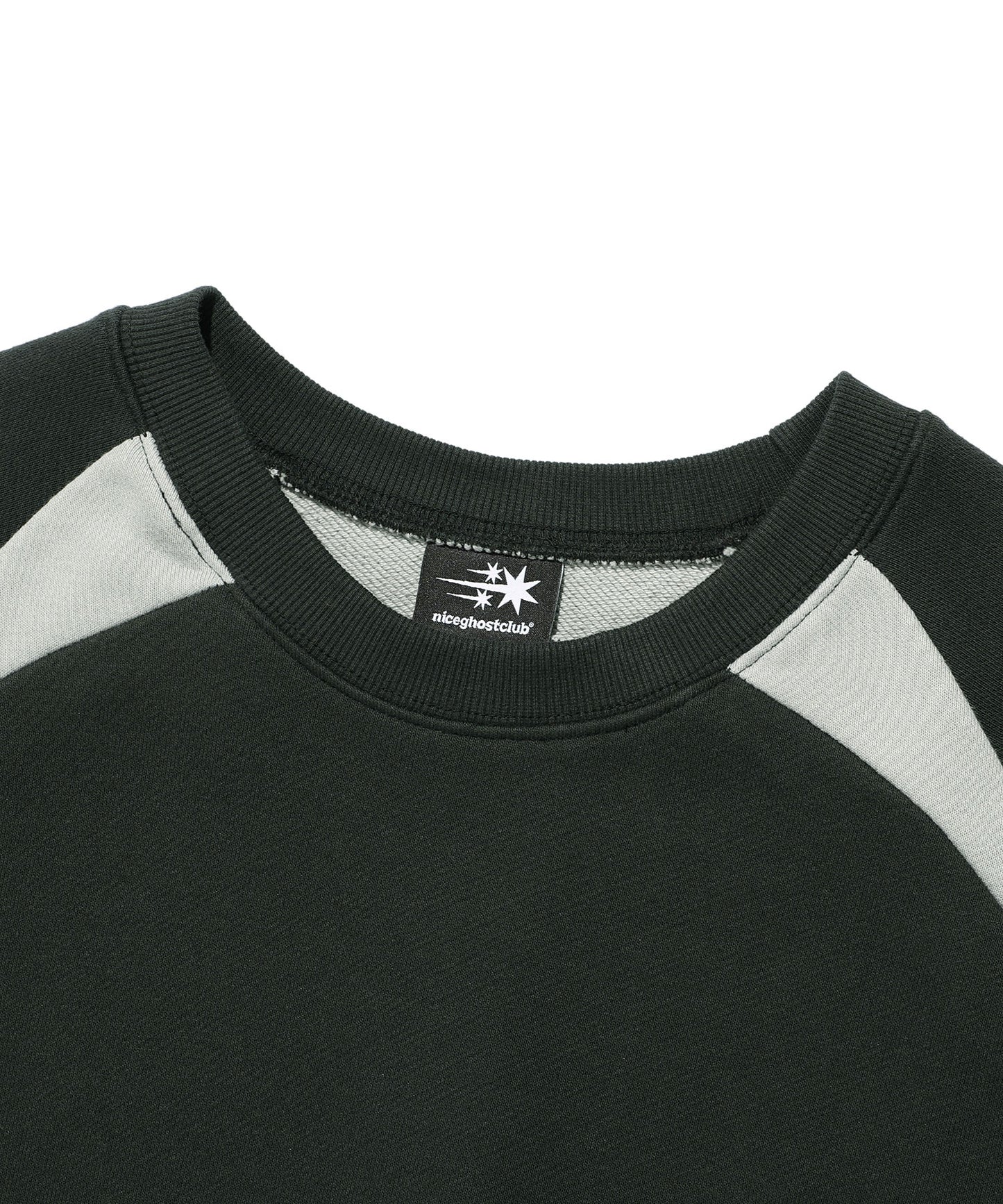 niceghostclub SPORTY LINE SWEATSHIRTS
[BLACK]