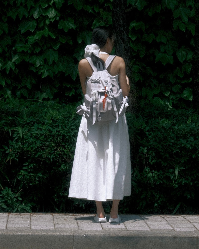siweol Bow Backpack / Nylon Lavender