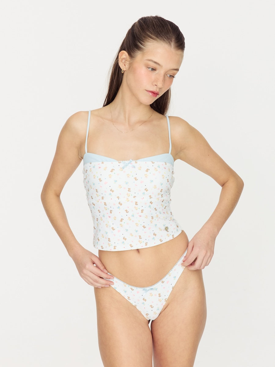 GLOWNY BLUSH HIGH CUT BIKINI BOTTOM / 3PATTERNS