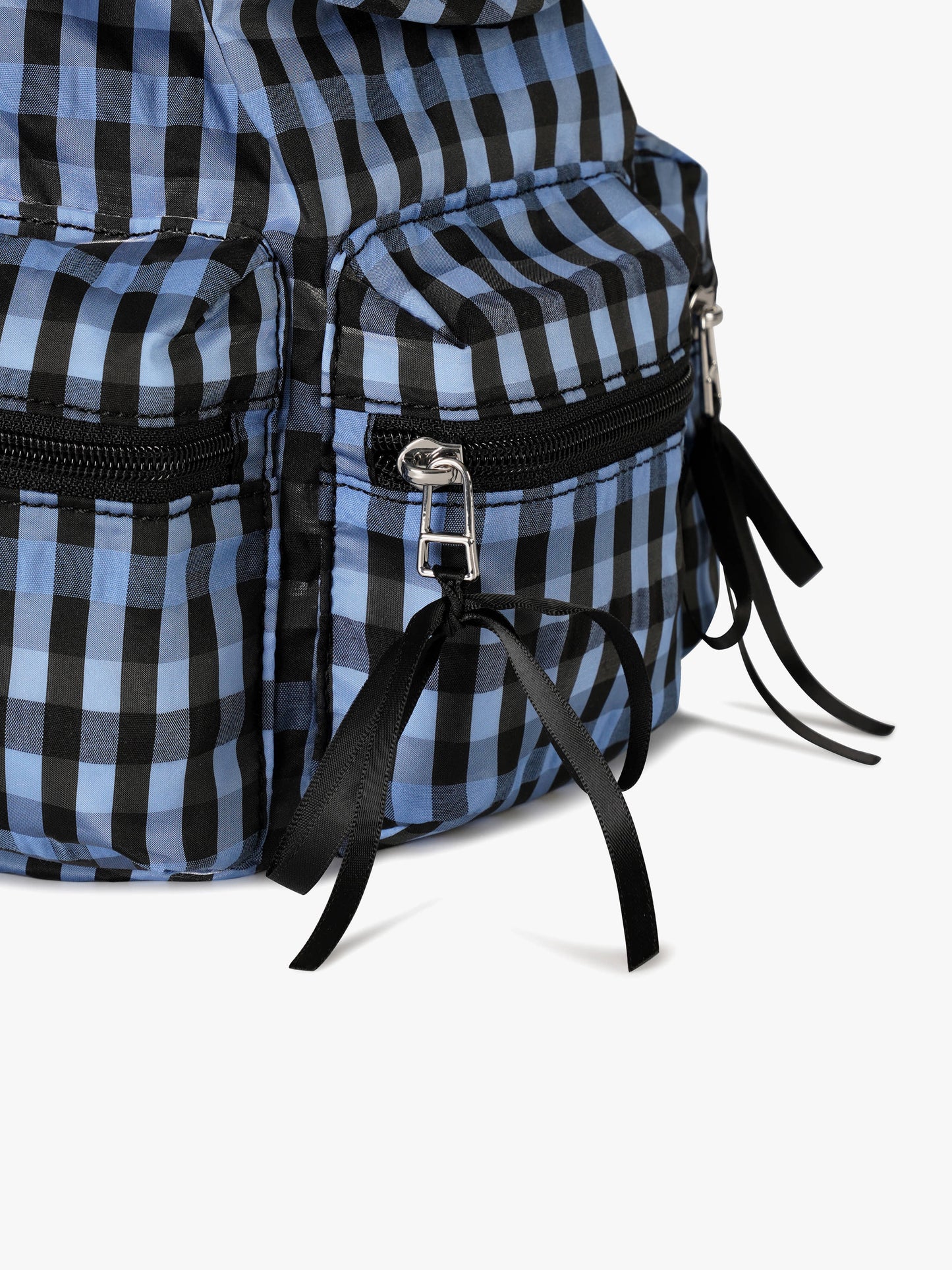 fennec Berry Pocket Backpack / check blue