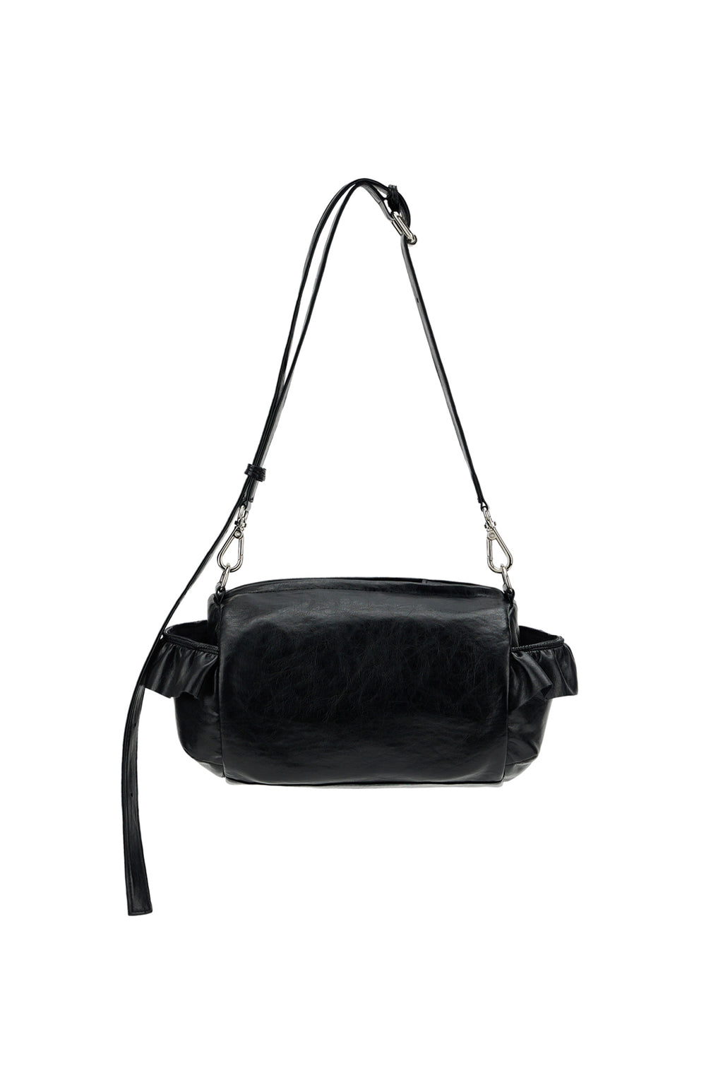 POCKET MINI FRILL BAG / 2COLORS