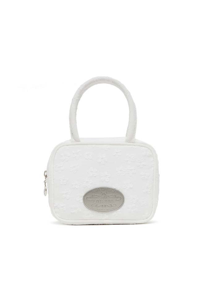 lotsyou Lumpy Bumpy Totebag / white